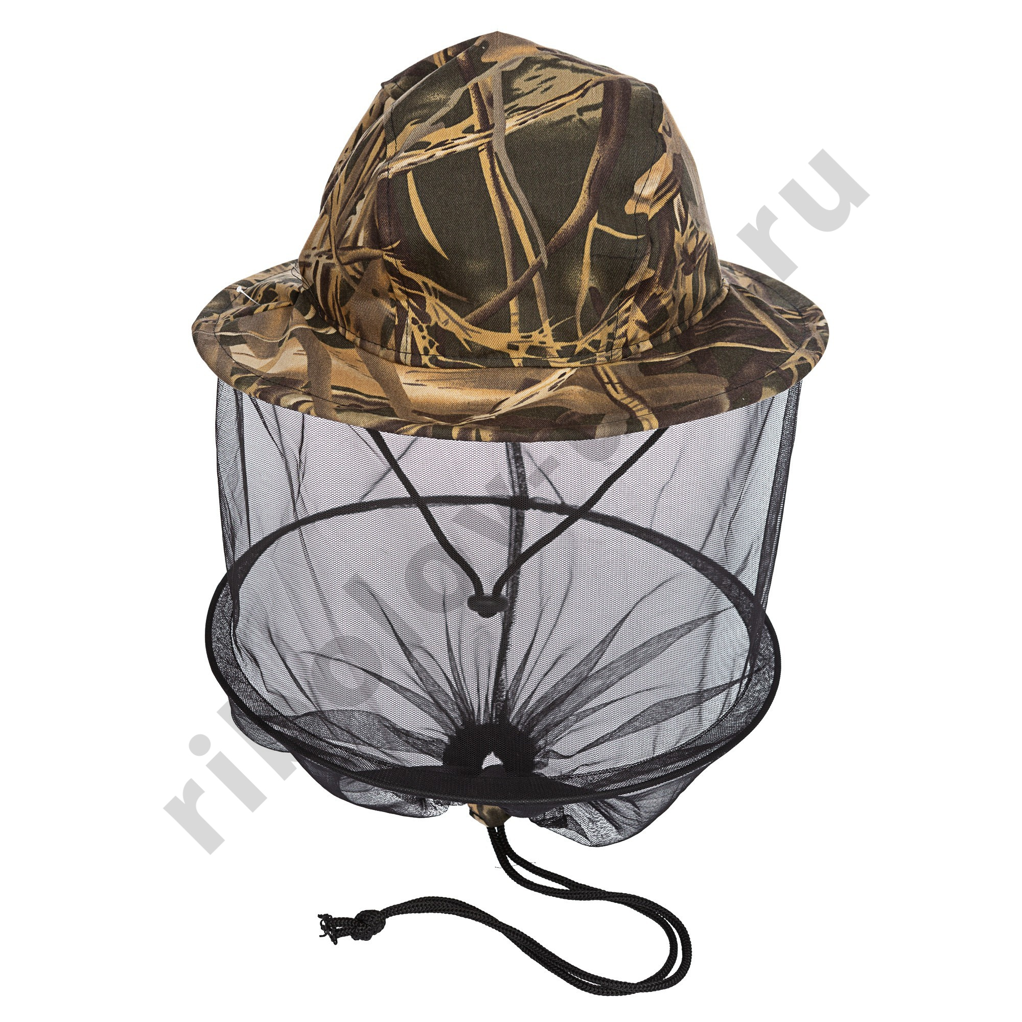 Панама-накомарник с кольцом Huntsman  Антигнус цв.Камыш ткань Смесовая р. 58