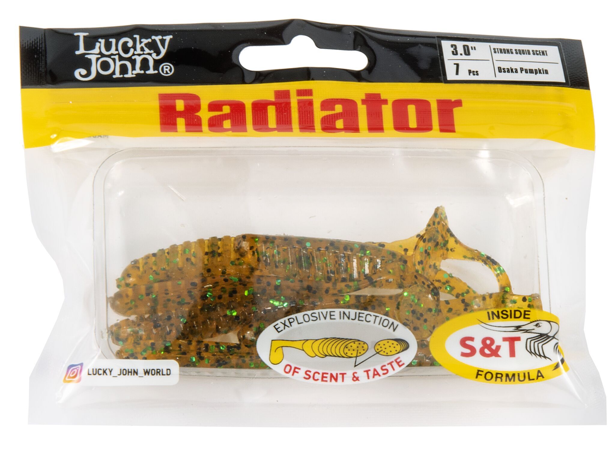 Силиконовая приманка Lucky John Radiator 3.0in 7.5см /PA19