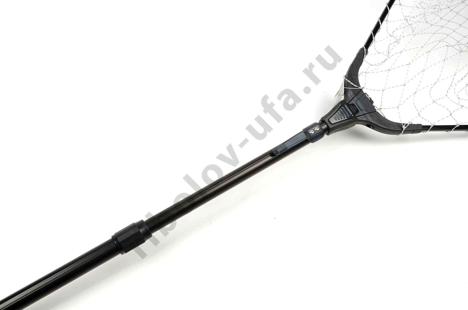 Подсачек Grfish телескоп. Delux,  2,1м, 70х70см, тен. корд, ячейка 30мм