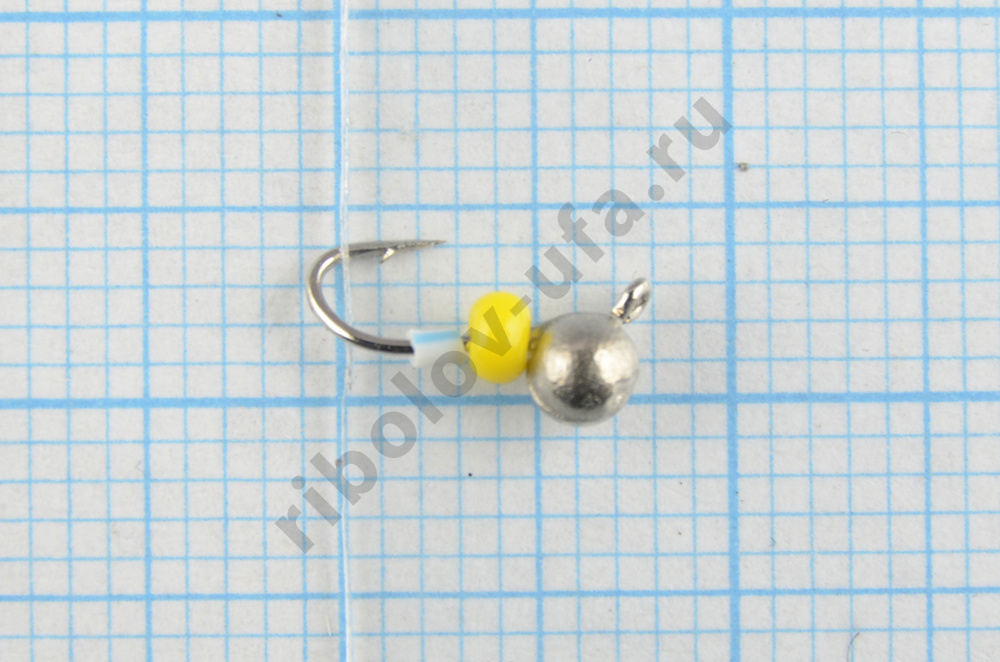 Мормышка вольфрам Bravo Fishing Шар с ушком 3.0 мм 0.29 гр Ni