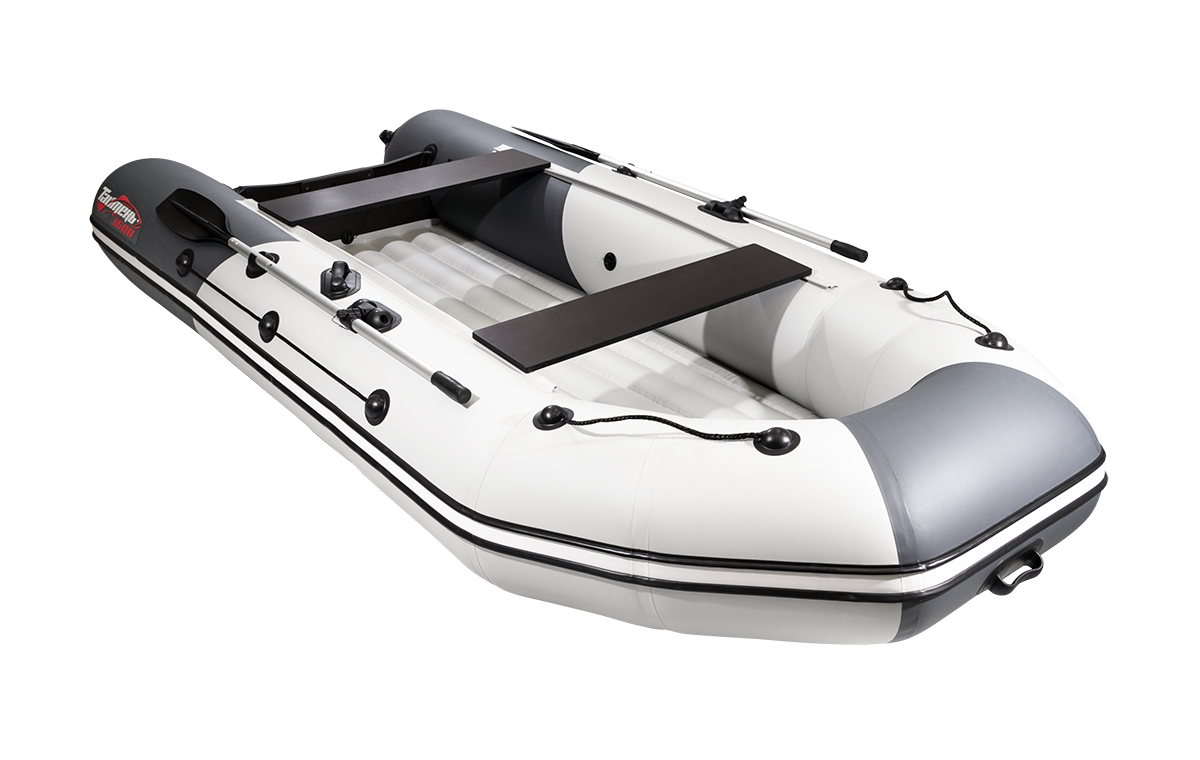 Лодка Таймень NX 3600 НДНД PRO св-серый/графит