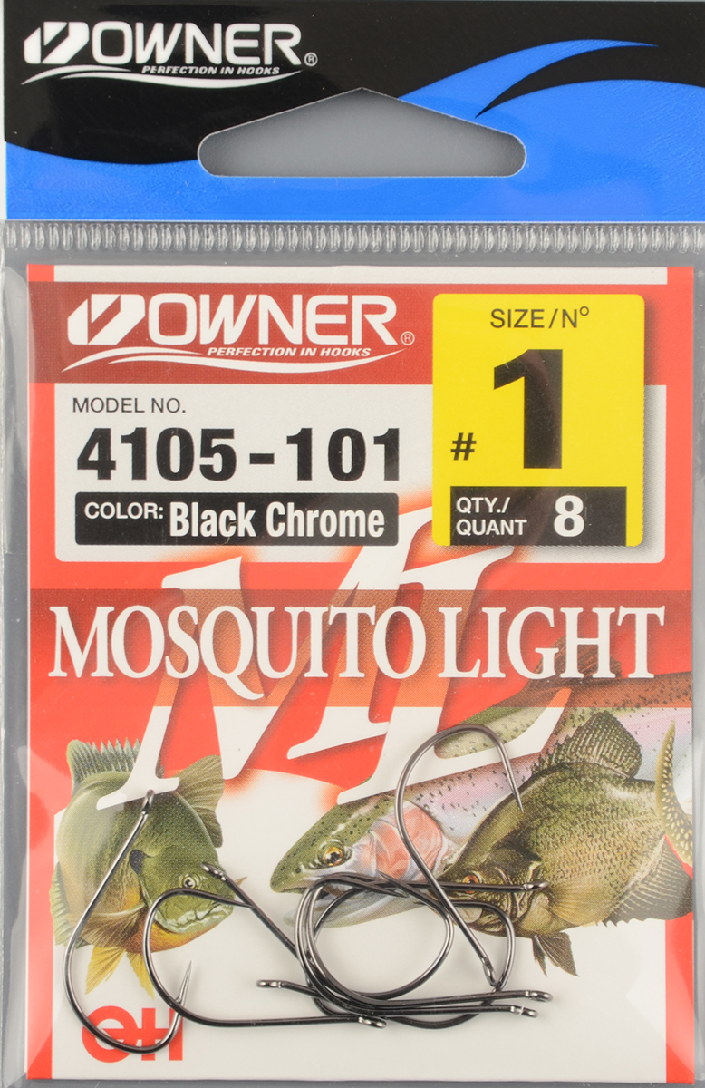 Одинарные крючки Owner Mosquito Light BC 4105-1
