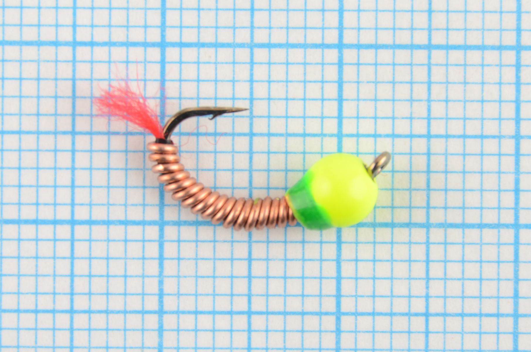 Мормышка вольфрам. Marlins Лесотка 4,0мм 0,65гр. кр.12 цв. Ye