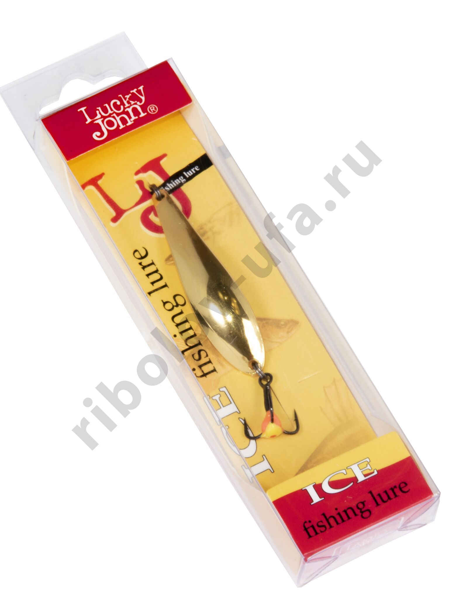 Блесна зимняя вертикал.Lucky John X-Blade c тройником 45мм G