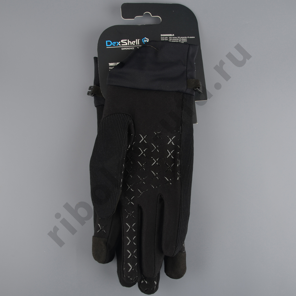 Перчатки водонепроницаемые Dexshell StretchFit, р.L DG90906BLKL