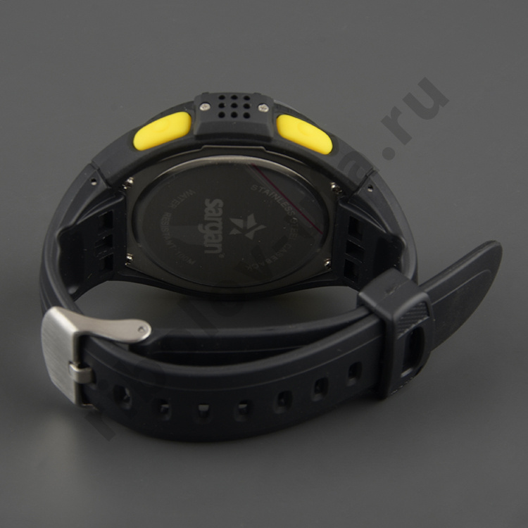 Часы-глубиномер подводные Sargan Вектор 100М желтые кнопки/оформление SARGAN