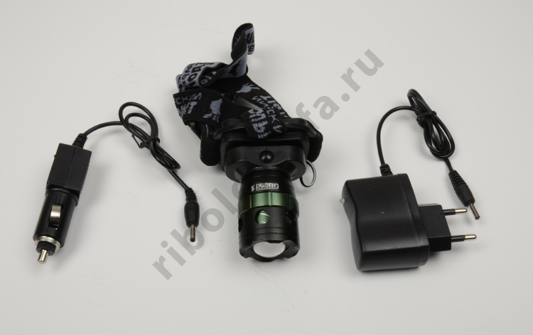 Фонарь налобный Сибирский Следопыт Сталкер 1L,zoom, аккум. 220В+12В (370лм) HL23