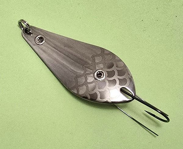 Блесна Нижегородская Атом-2 1-кр. незацепляйка 12гр цв. 01 серебро