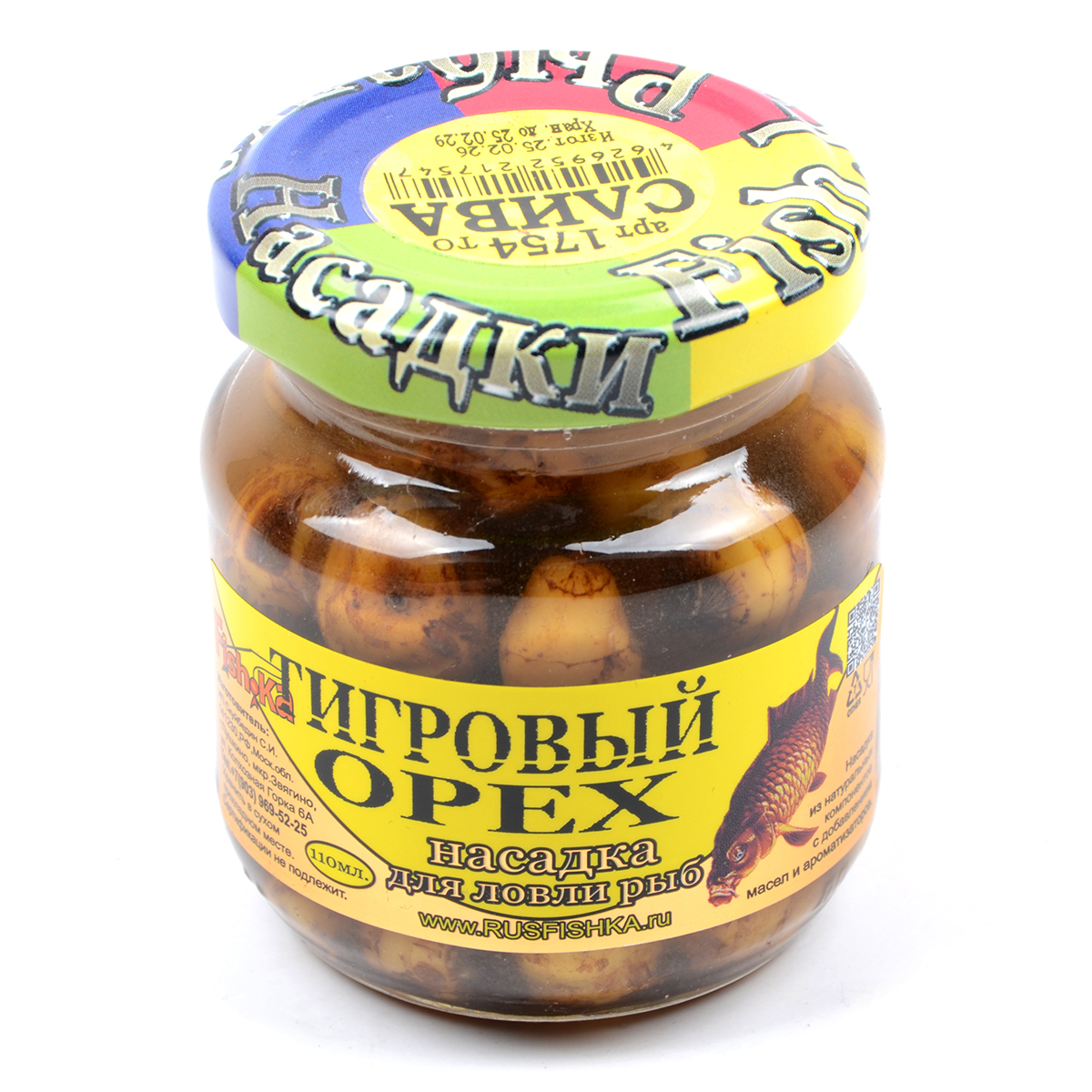 Насадка Fish.ka Тигровый орех, Слива 110мл стекл/б
