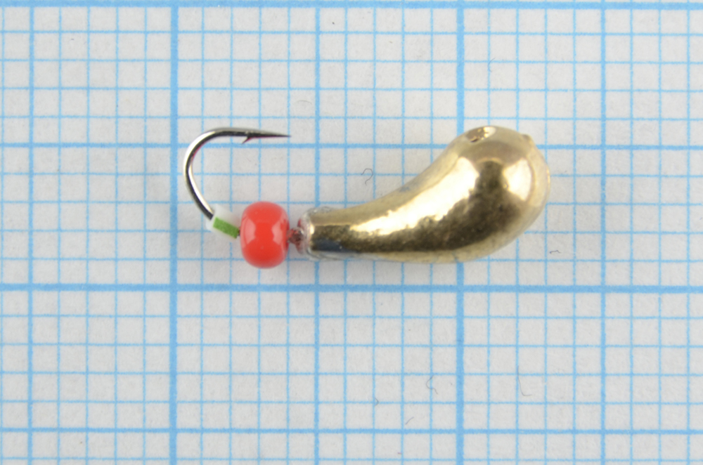 Мормышка вольфрам Bravo Fishing Чесночинка с отверстием, 4.0 мм 1.15 гр Go