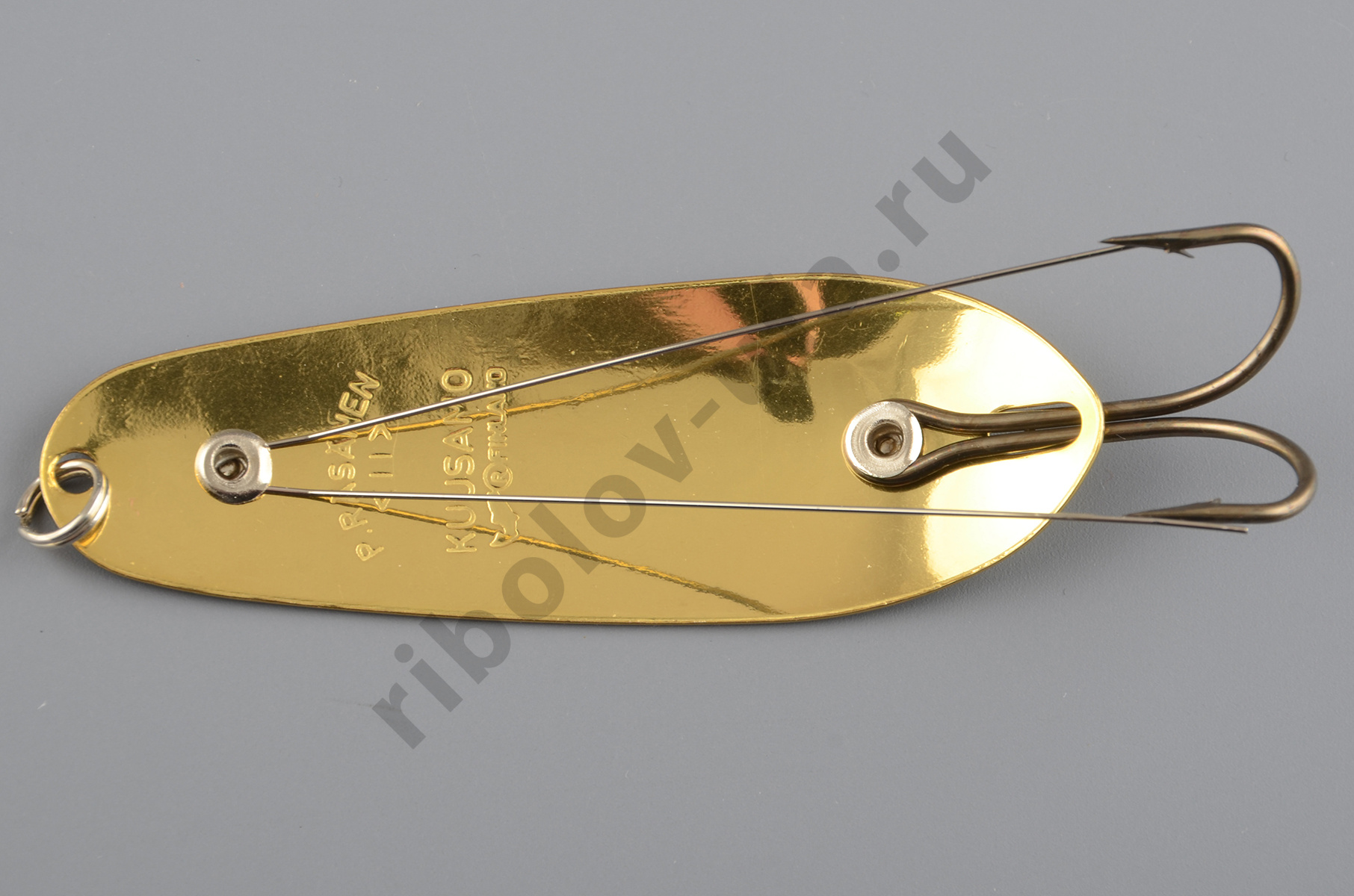 Блесна колеб. Kuusamo Rasanen 70/10 (незацеп.) GR/R-B