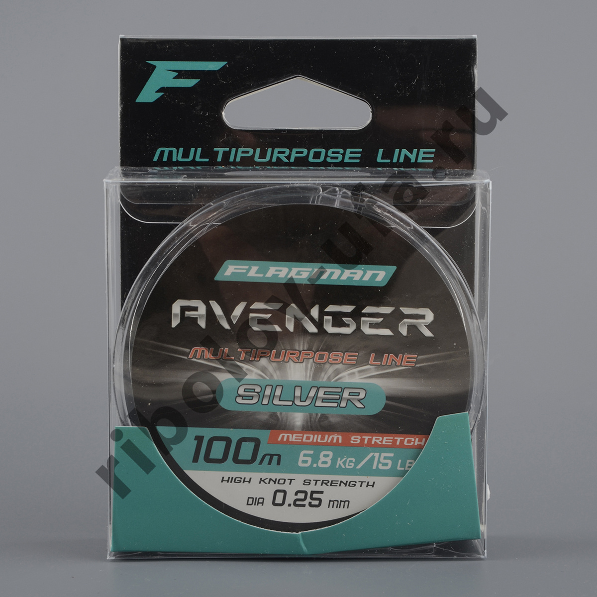 Леска Flagman Avenger Silver Line 100м, 0.25мм, 6.8кг