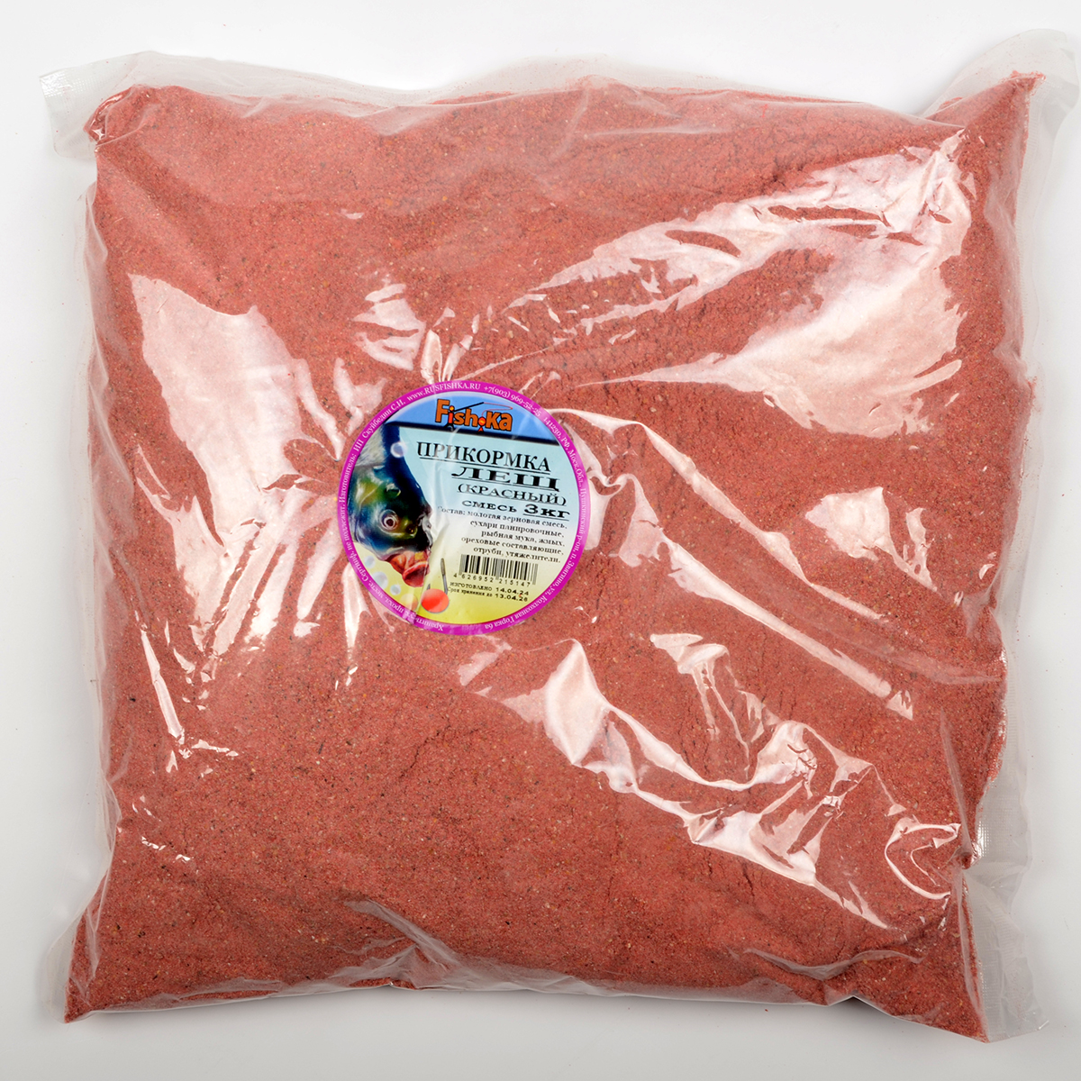 Прикормка Fish.ka Лещ (красный) смесь, 3 кг