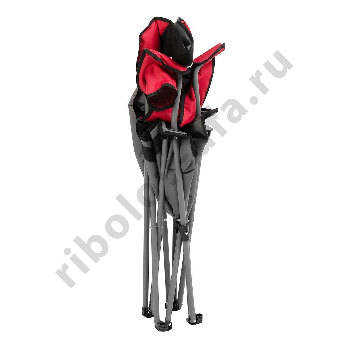 Кресло складное Nisus серый/красный/черный N-244-GRD-1