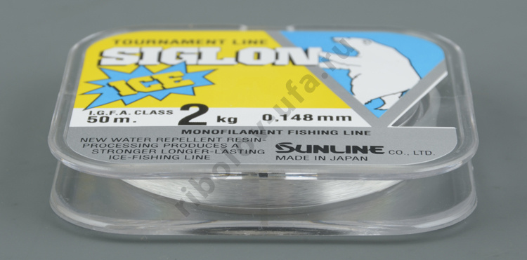 Леска Sunline Siglon Ice Fishing, 50 м, Clear 0.104 мм 1кг #0.4