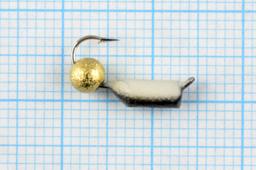 Мормышка Wormix точеная вольфрамовая Столбик d=3 с фосфором + звездная пыль арт. 364