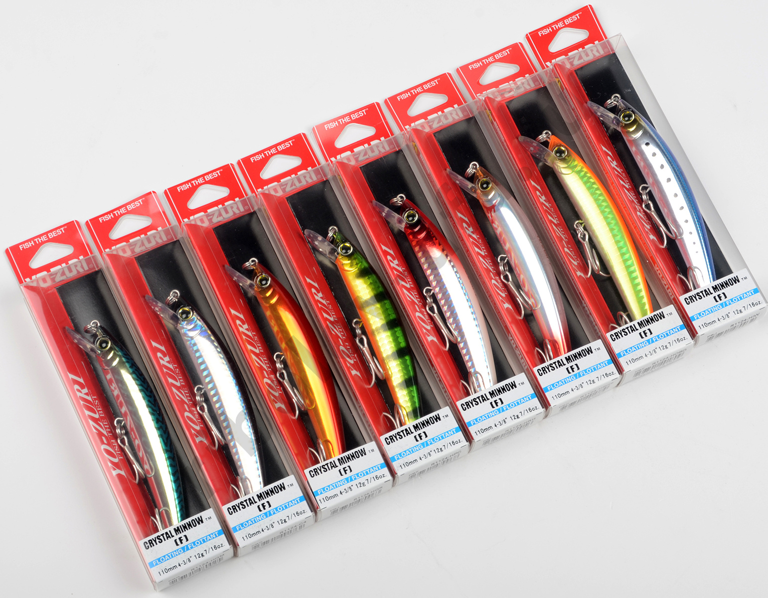 Воблер Yo-Zuri R1124 Crystal Minnow Floating плав., 110 мм, 12.0 гр., цв. C4