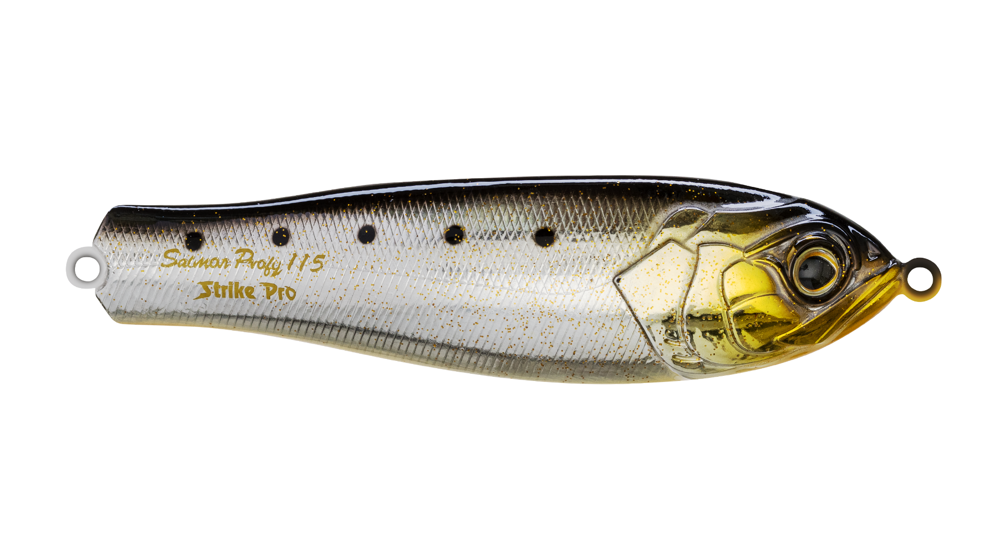 Блесна Strike Pro Salmon Profy 90CD шумовая 22гр, незац. двойник кр.Owner  PST-03CD#A176E