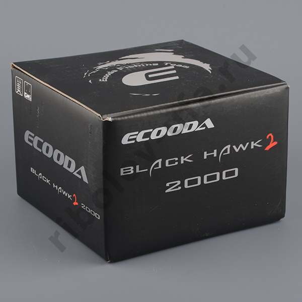 Катушка безынерц. Ecooda Black Hawk II 2000 (10BB+1RB.алюмин. корп.,5.1:1, 265g 0.235-150m)
