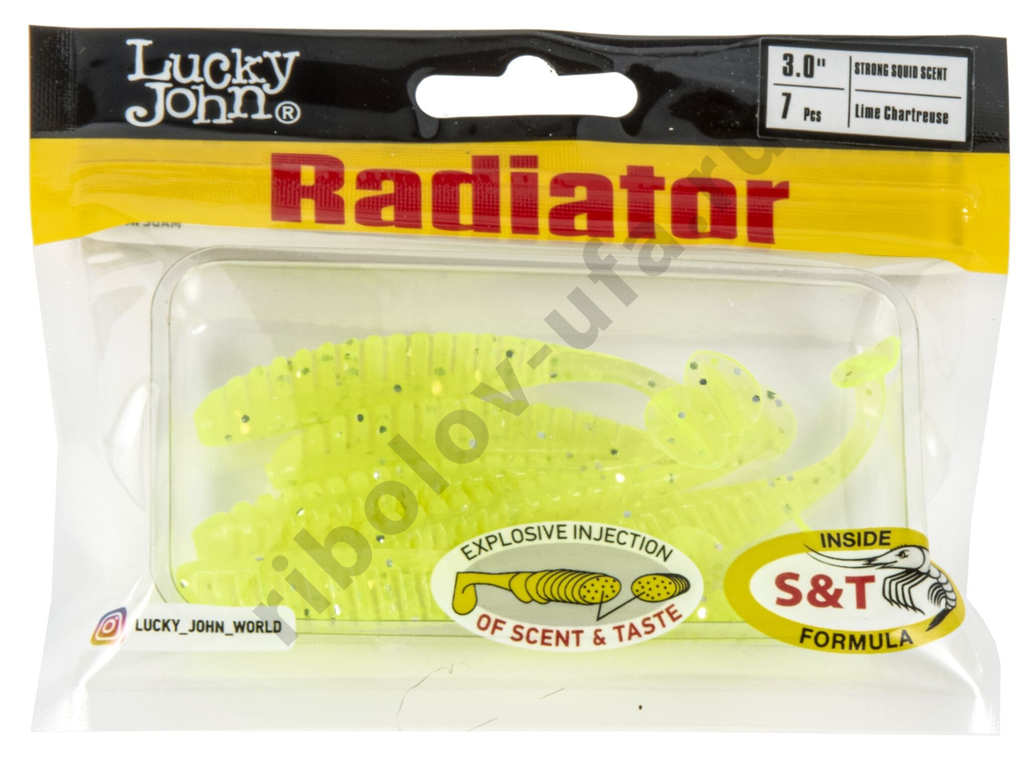 Силиконовая приманка Lucky John Radiator 3.0in 7.5см /071 
