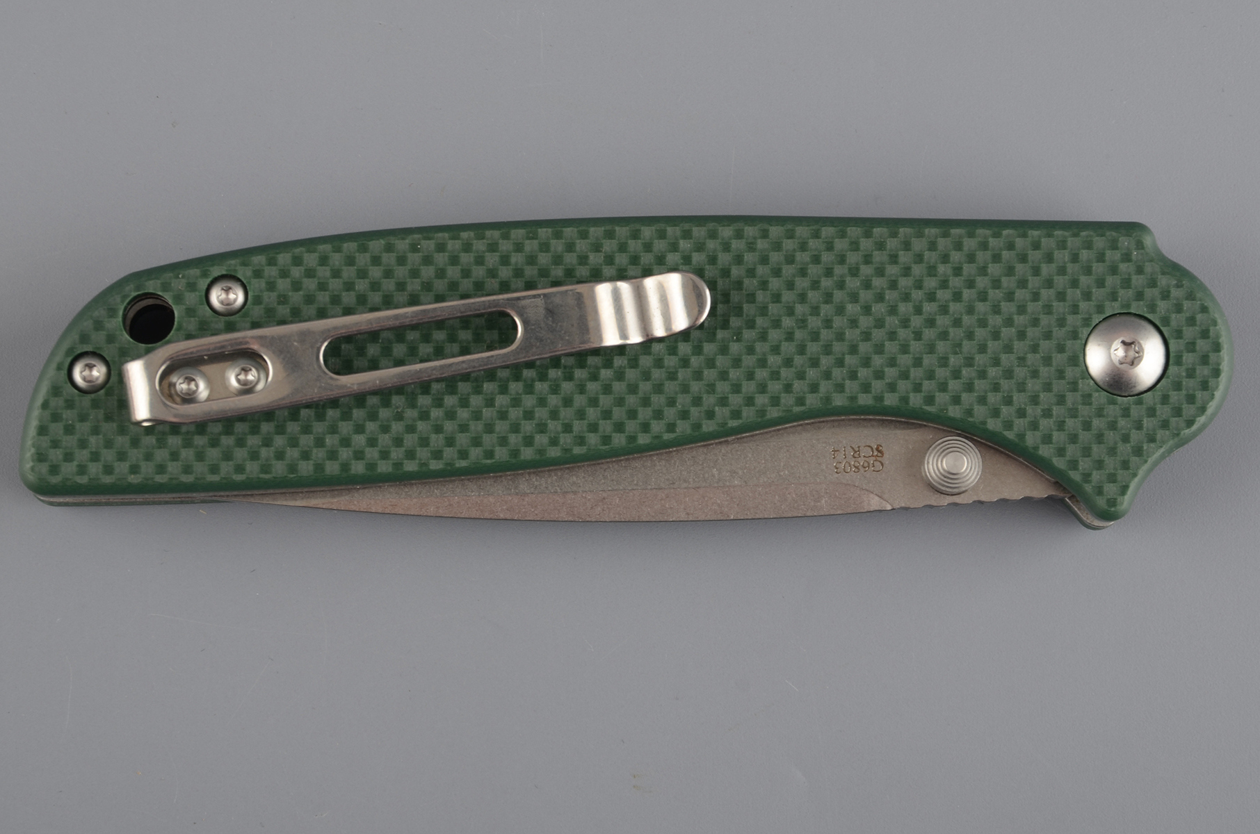 Нож складной туристический Ganzo G6803-GВ зеленый