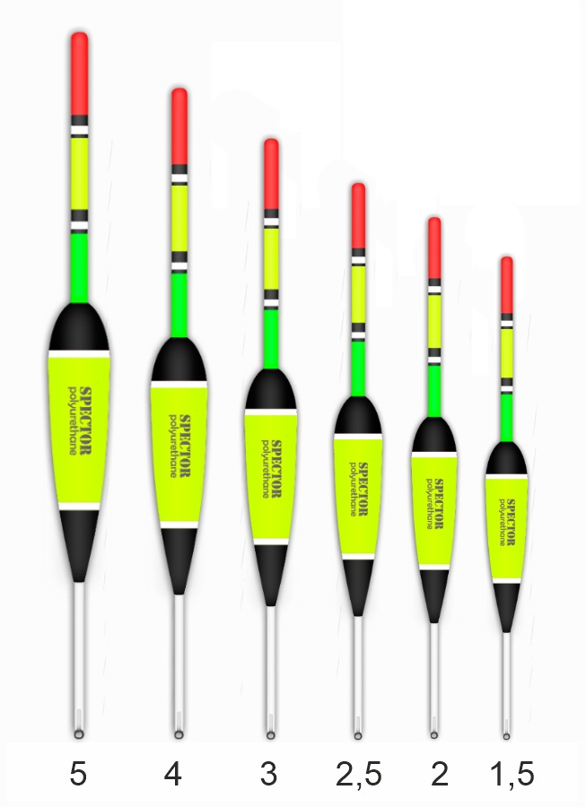 Поплавок из полиуретана Wormix Spector 22425  2,5 гр