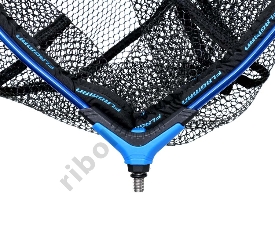 Голова для подсачека плавающая Flagman Oval Head 45х35см, ячейка 7мм резина