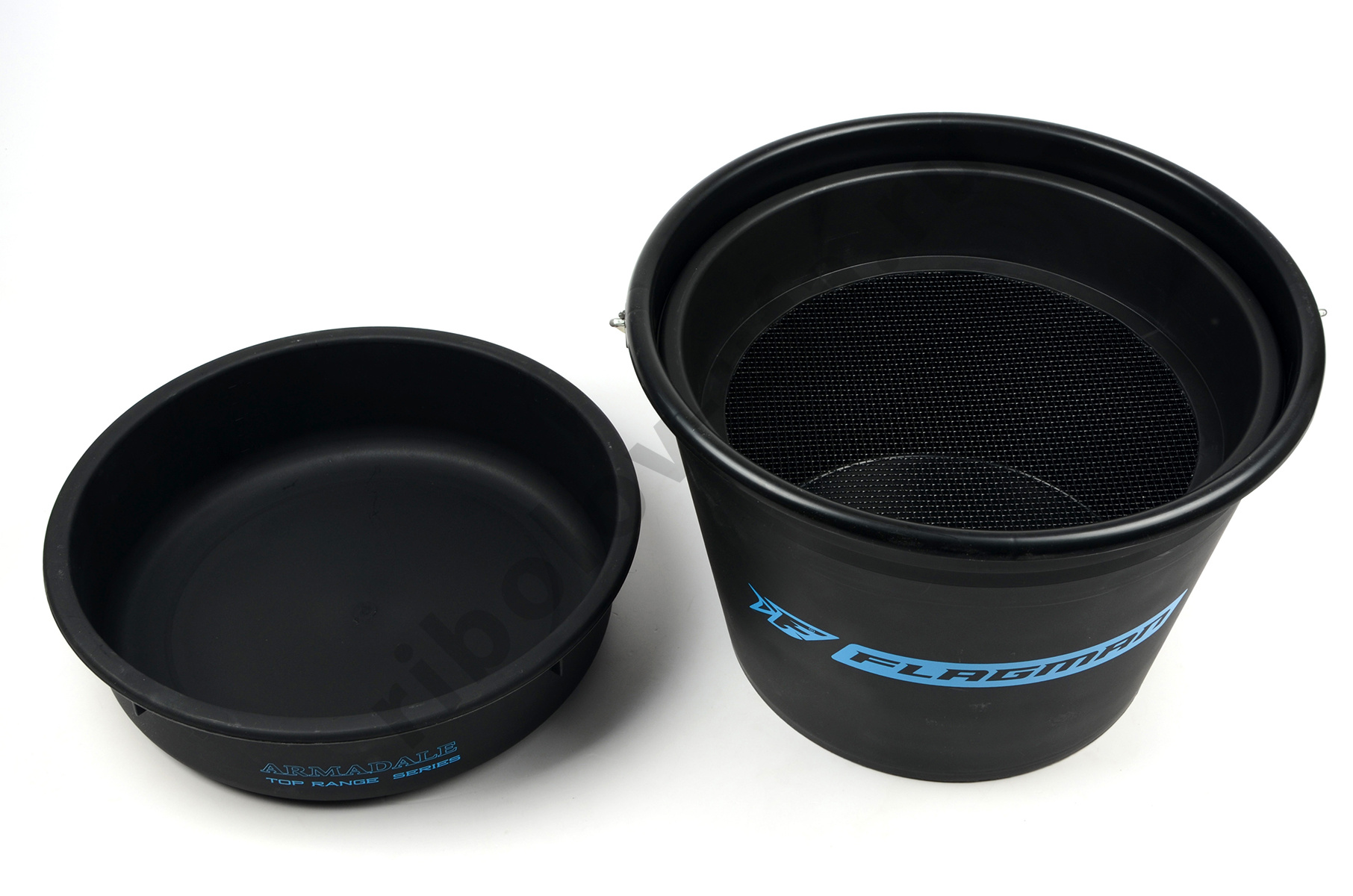 Ведро Flagman для замешивания прикормки c крышкой 25л + таз+сито