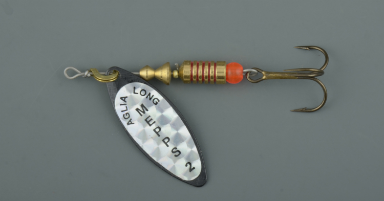 Блесна Mepps Aglia Long Rainbo № 2, черный (7.0 гр.)