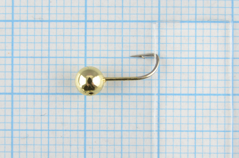 Мормышка литая Marlins Шар 4мм (0,36гр) кр. Crown золото 7000-203