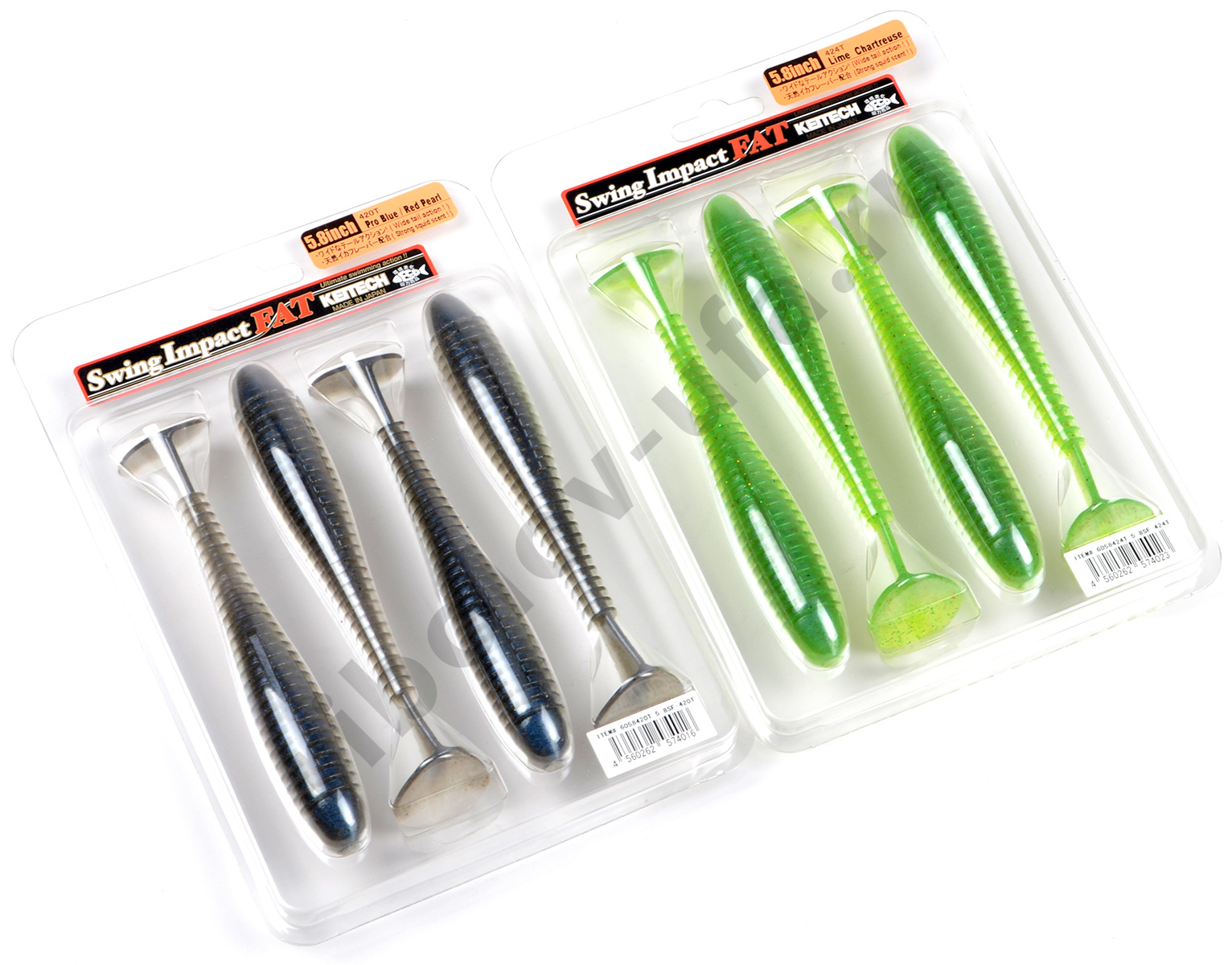 Силиконовая приманка Keitech Swing Impact Fat 5,8 in 14,7см 22,8гр # 440 Electric Shad