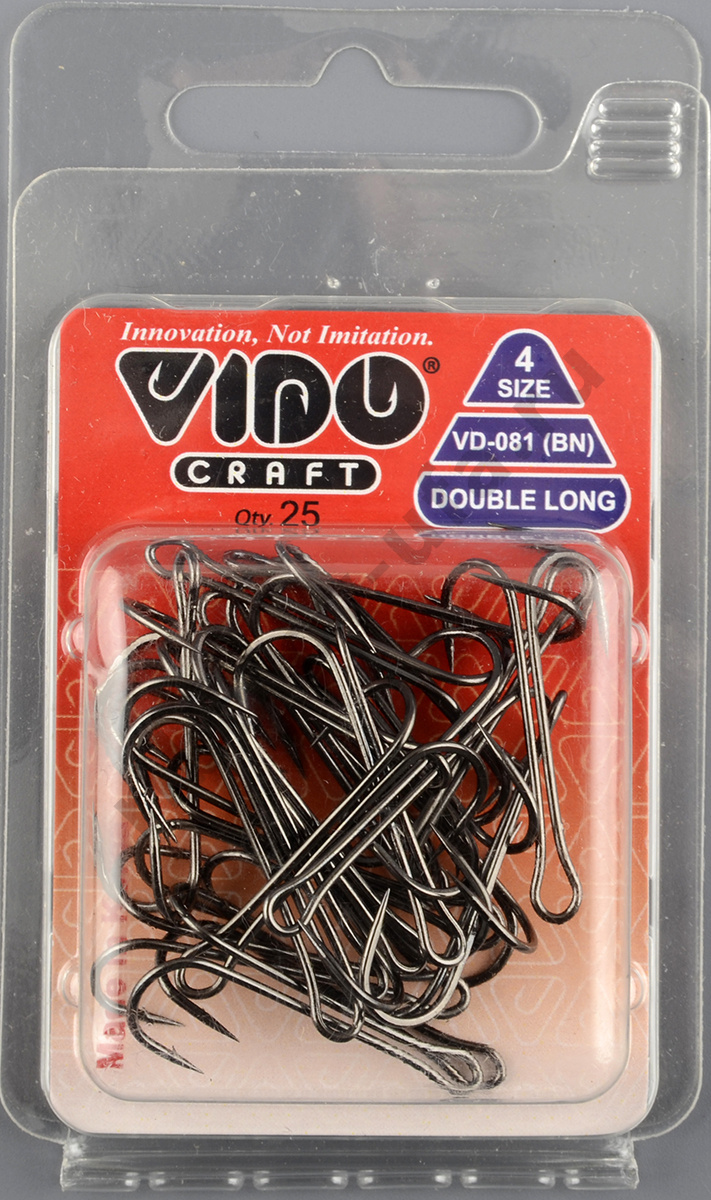 Крючок-двойник Vido Long Double Hook № 4 
