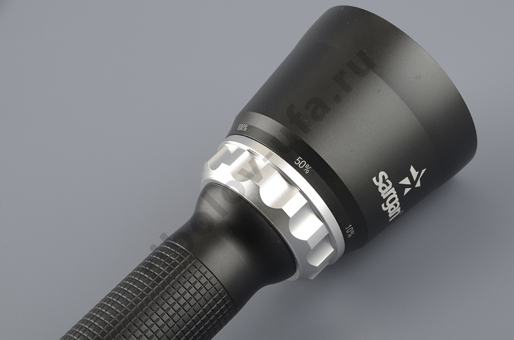 Фонарь подводный Sargan Кондор 1000 люмен, алюминиевый корпус, аккумуляторный свет желтый