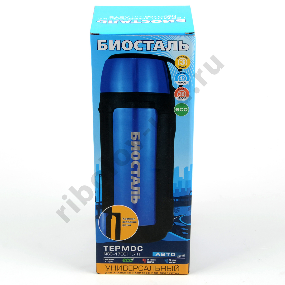 Термос Biostal-Авто универ. с руч. 1.9 л (NGC-1900)