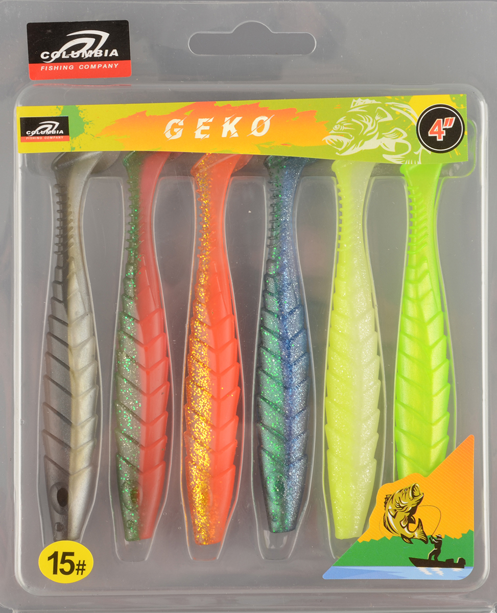 Силиконовая приманка Columbia Geko 4in #15