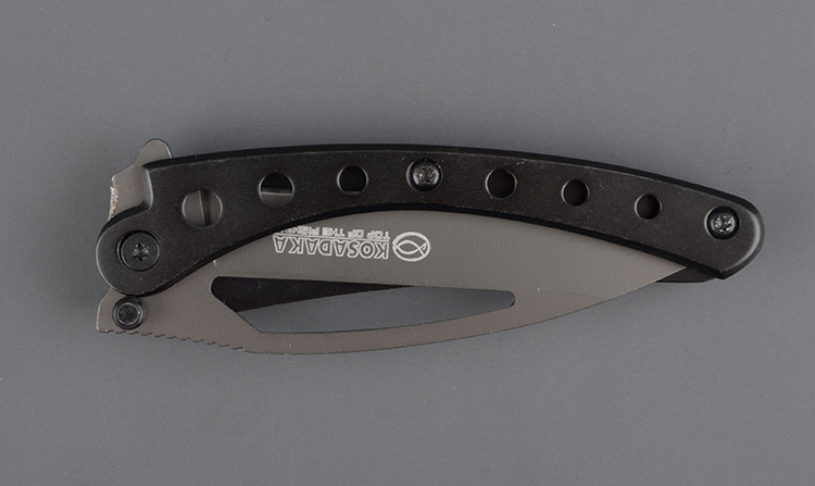 Нож складной Kosadaka N-F29G 15,5/8.0 см, 250 гр., черная рукоятка