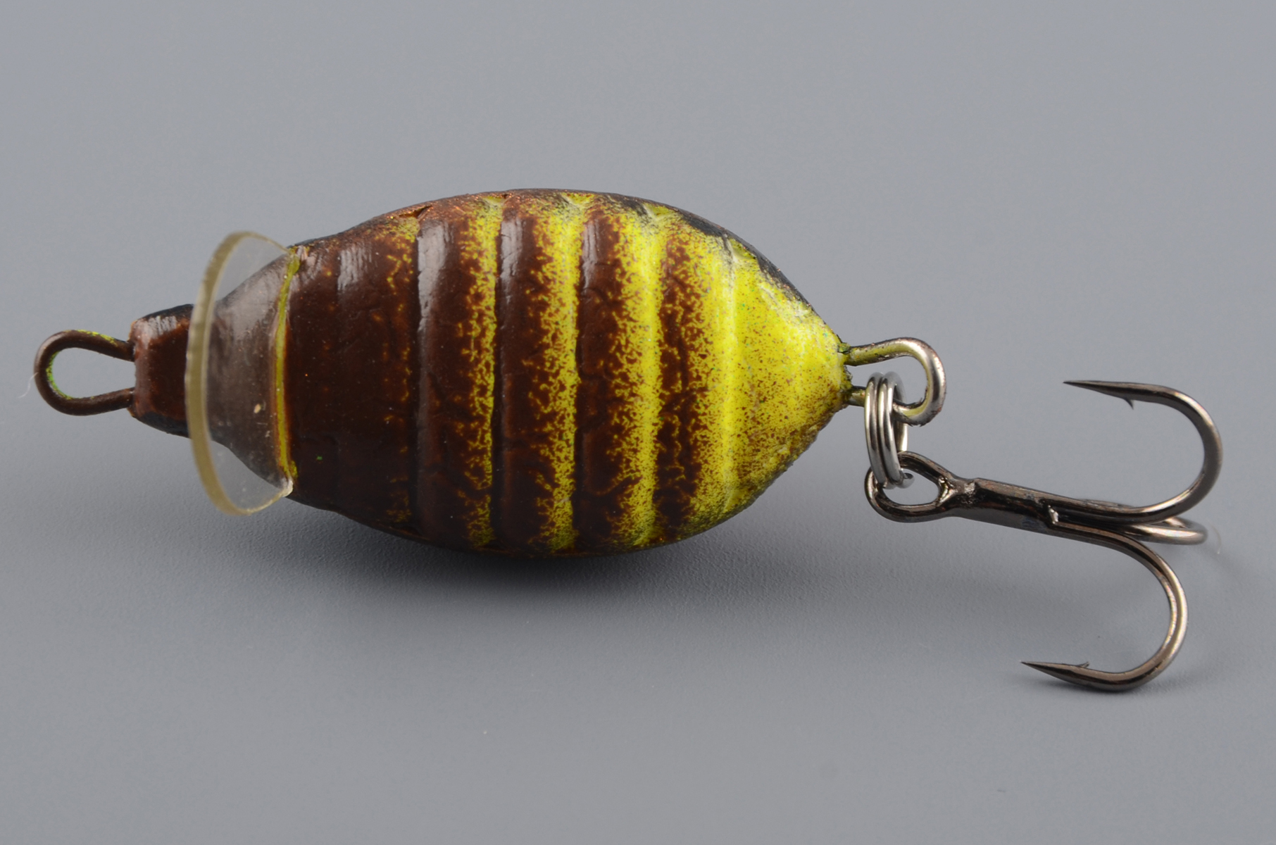 Воблер Белоречье Кренк Жук 3D 2гр тройник №10, цв. 2702