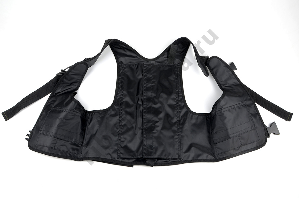 Жилет разгрузочный Sargan Тобол тканевый, цв. черный, р. L 