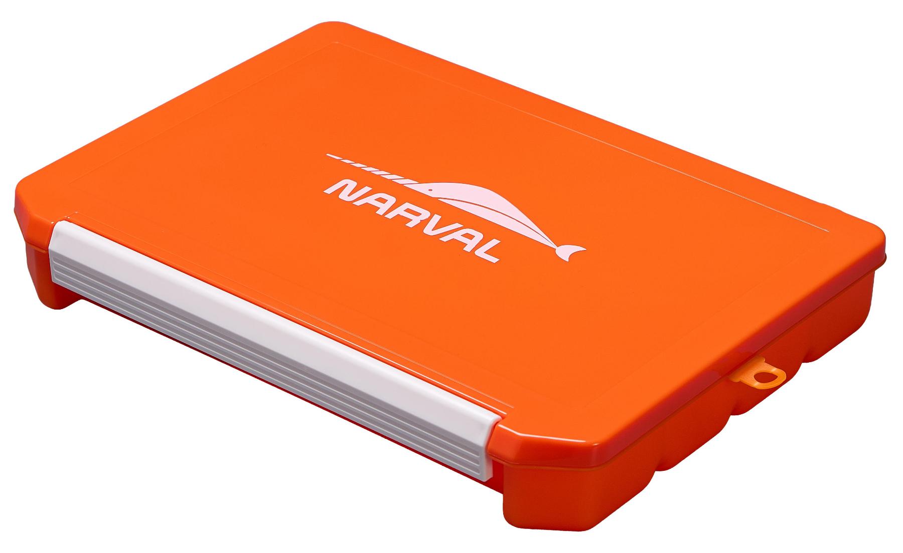 Коробка Narval Fishing Storage Box 255x185x39mm #Orange&White