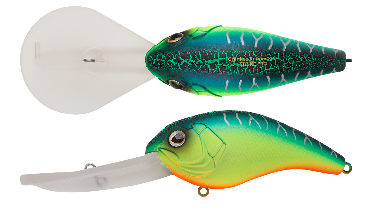 Воблер Strike Pro Cranky Runner 80.плав.27.0гр.(6.0-8.0м) кр.VMC  EG-042F#A242S