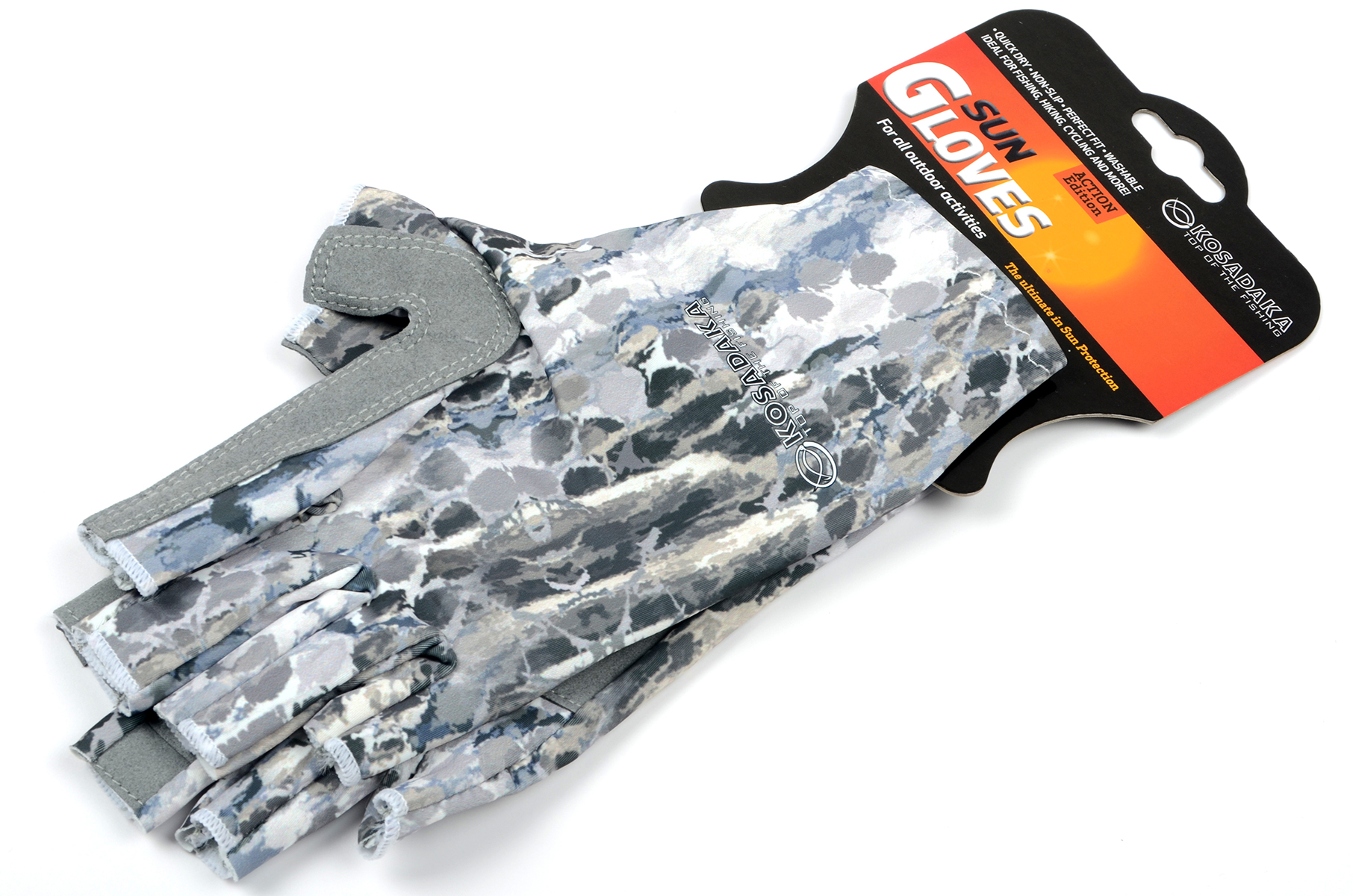 Перчатки Kosadaka эласт. без пальцев Sun Gloves цвет Snake, р-р L/XL