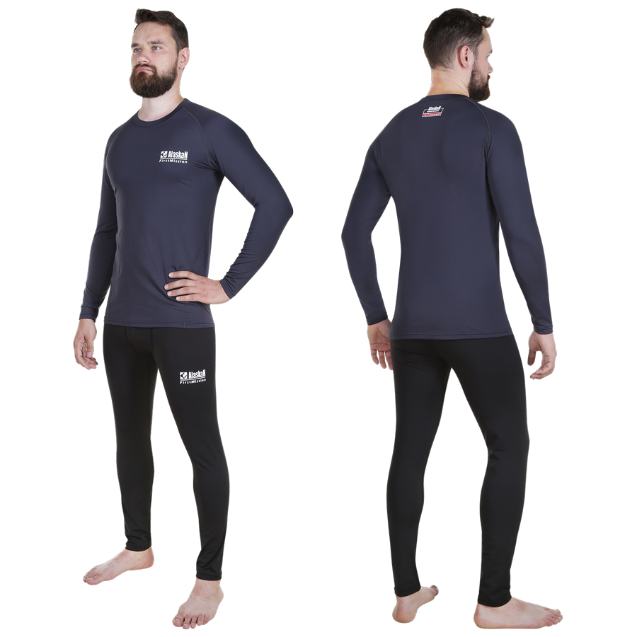 Нижний слой Alaskan First Mission+ р.M, сер./чер. комплект