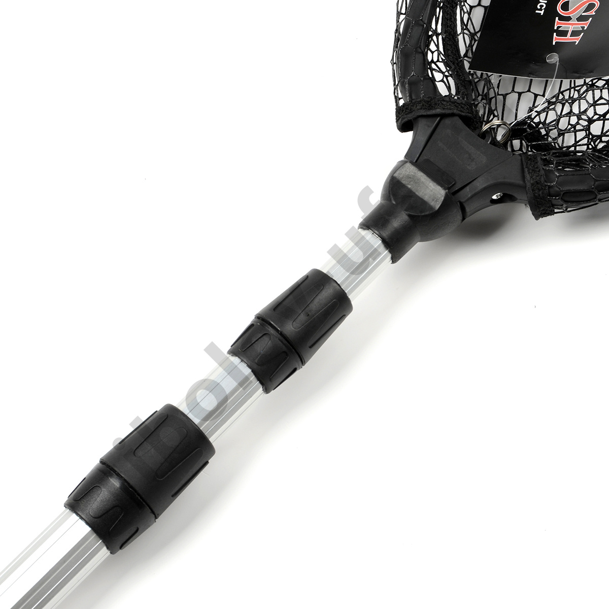 Подсачек Grfish телескоп. Delux,  2,1м, 70х70см, прорез.нейлон, 15*8мм, гл.50см