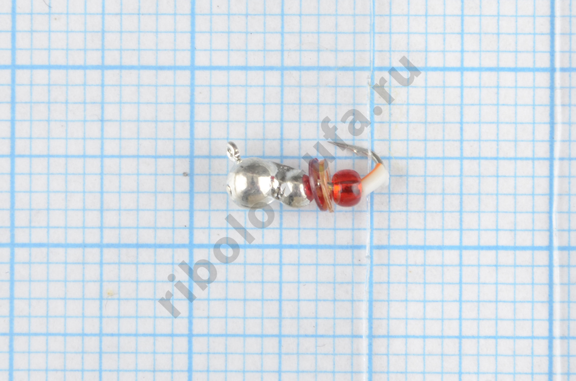 Мормышка вольфрам Bravo Fishing Муравей с ушком 3 мм 0.29гр Sil