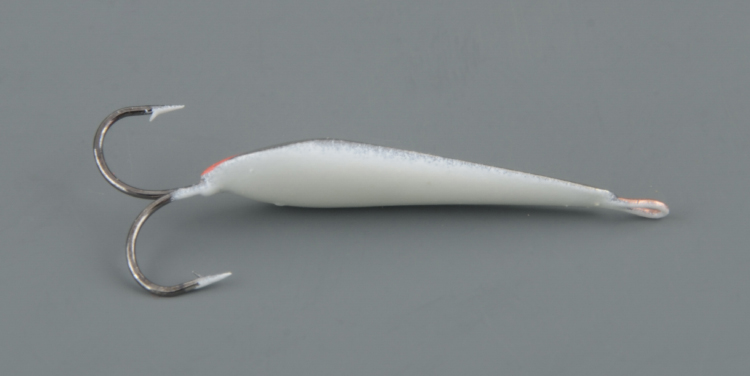 Блесна зимняя Пирс Окуневая малая 2,5 гр., нейзильбер+СН, с 2-мя крючками