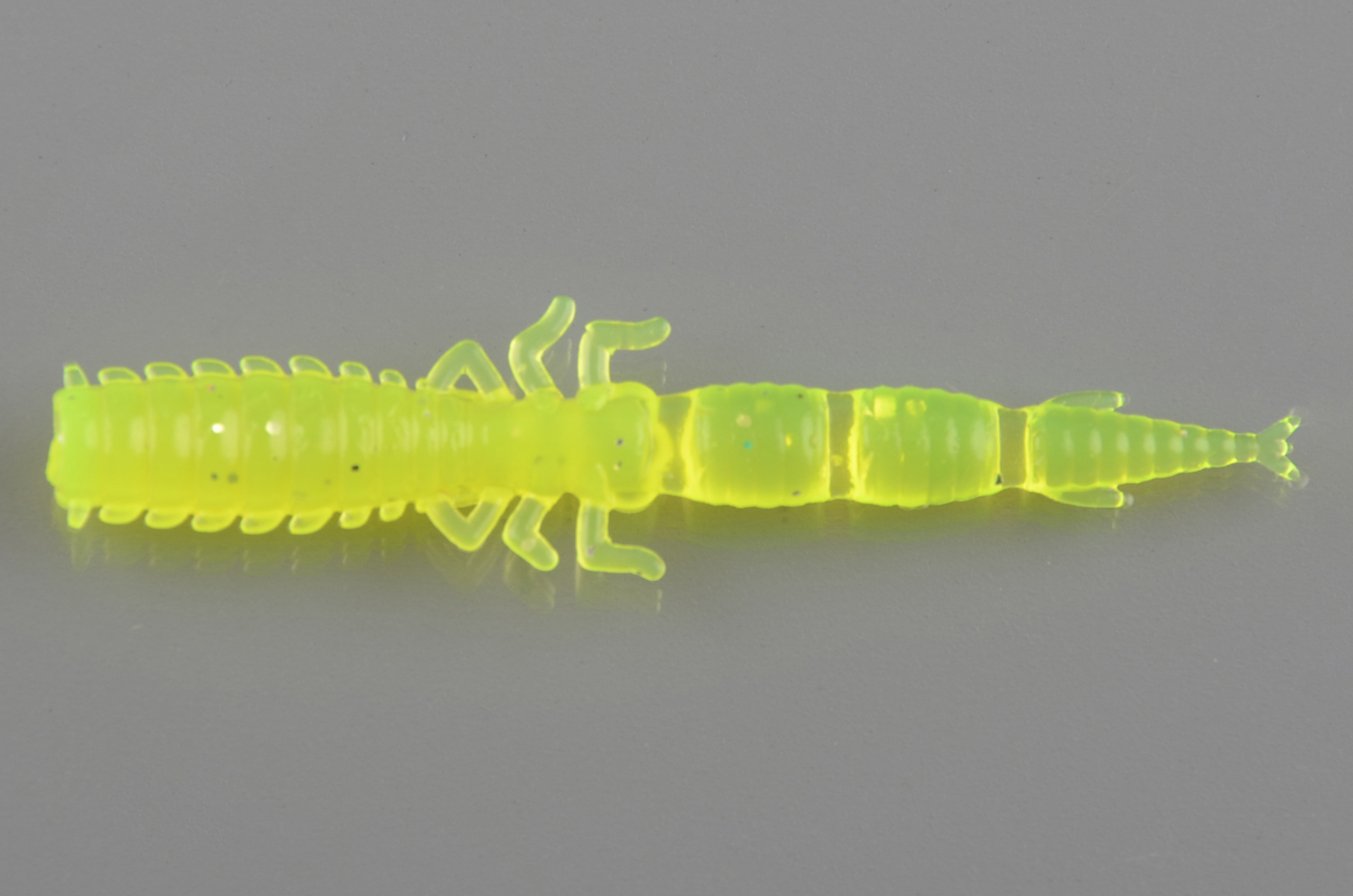 Силиконовая приманка Ojas Dragon Fry 45мм цв.Chartreuse Tr