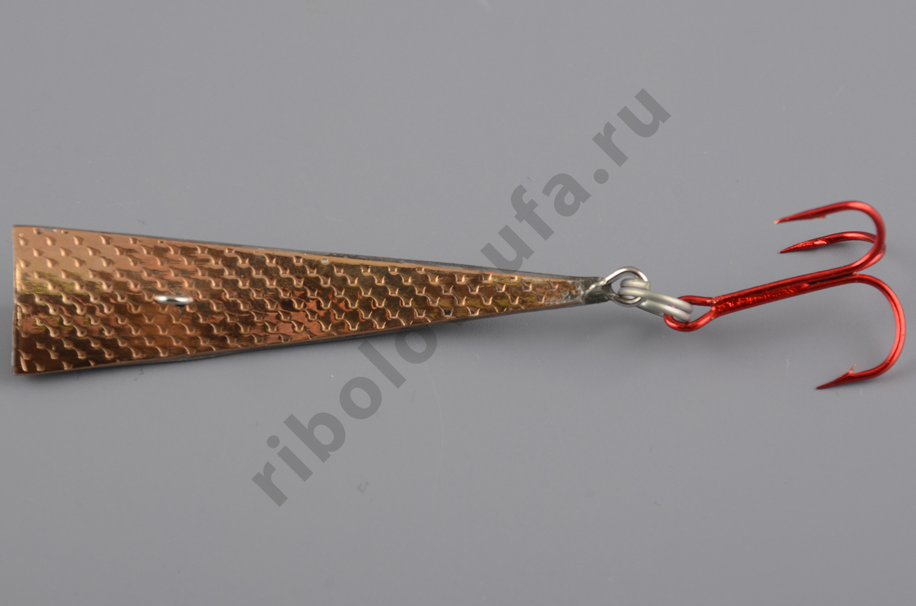 Блесна зимняя Жор Мормышка-клык Треуголка тройник 16гр р/ник