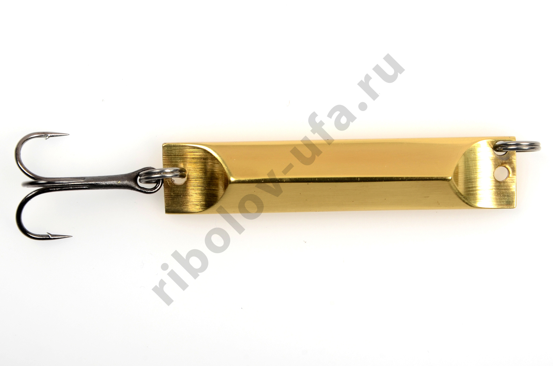 Блесна Русская блесна Трехгранка Сабунаева 18гр - 02 латунь/лак