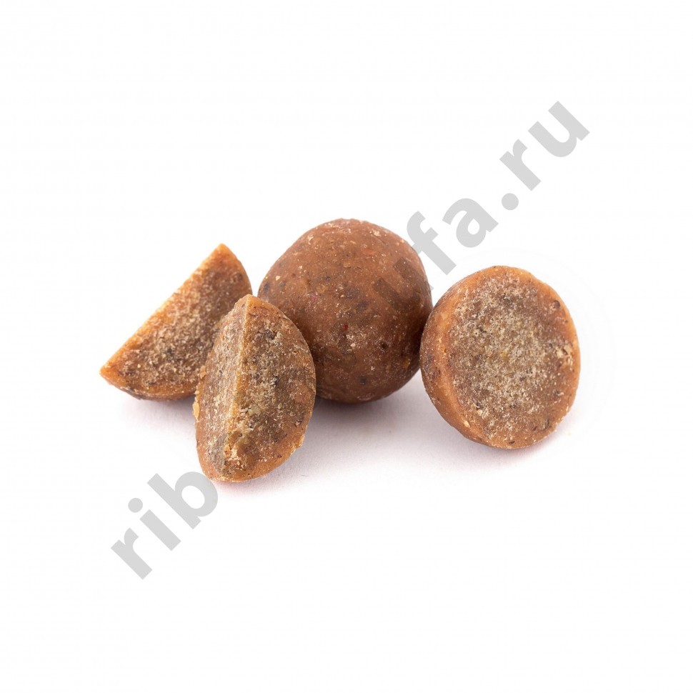 Бойлы GBS Baits Carp вареные прикормочные 20мм 1кг (пакет) Crab-Spice Краб+специи