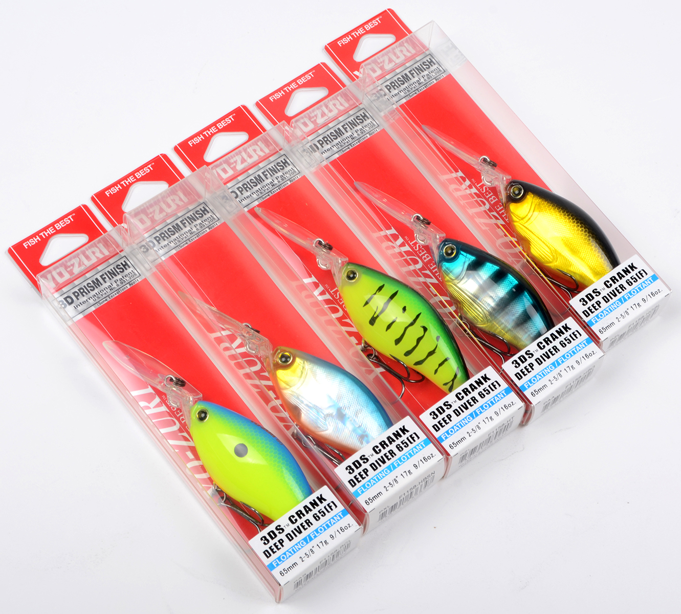 Воблер Yo-Zuri F1158 3DS Crank Deep Diver (F), 65 мм, 17.0 гр., цв. HBG